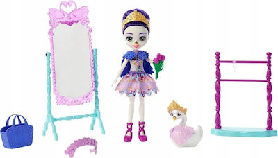 Set de balet Enchantimals Sarely Swan Gyj06