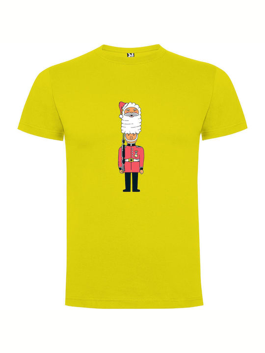 iLovePrints Jolly Nutcracker Illustration T-shirt Gelb