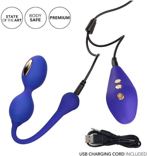 Estim Dual Kegel Muscle Kegel Exerciser Blue Geisha Balls