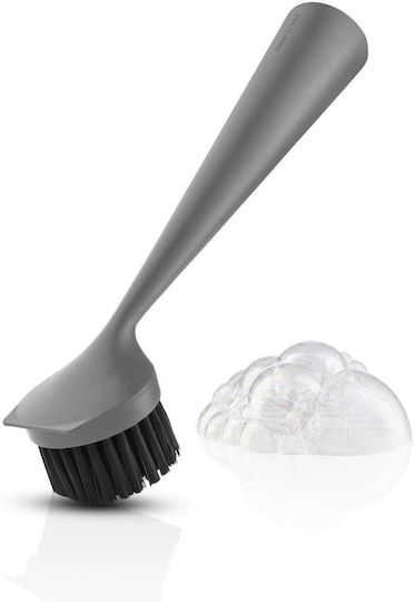 Eva Solo Plastic Cleaning Brush with Handle Gray