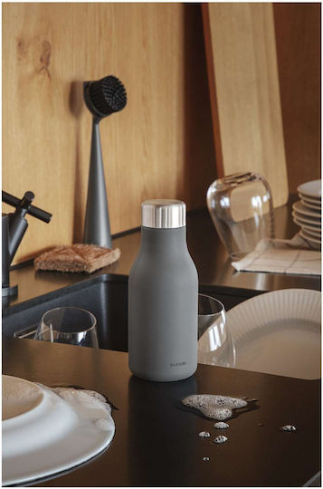 Eva Solo Plastic Cleaning Brush with Handle Gray