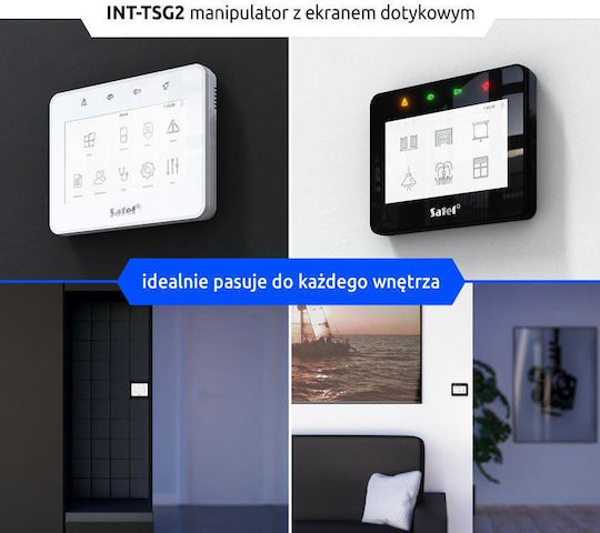 Satel Security Access-Control Keypad Touch with Screen White 1_797445
