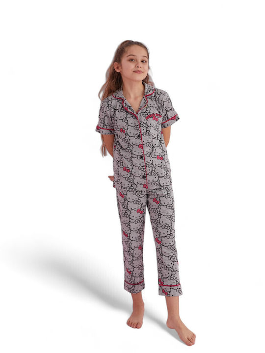Siyah Inci Детска пижама Лятна Grey Siyah Inci Детска пижама Лятна Grey