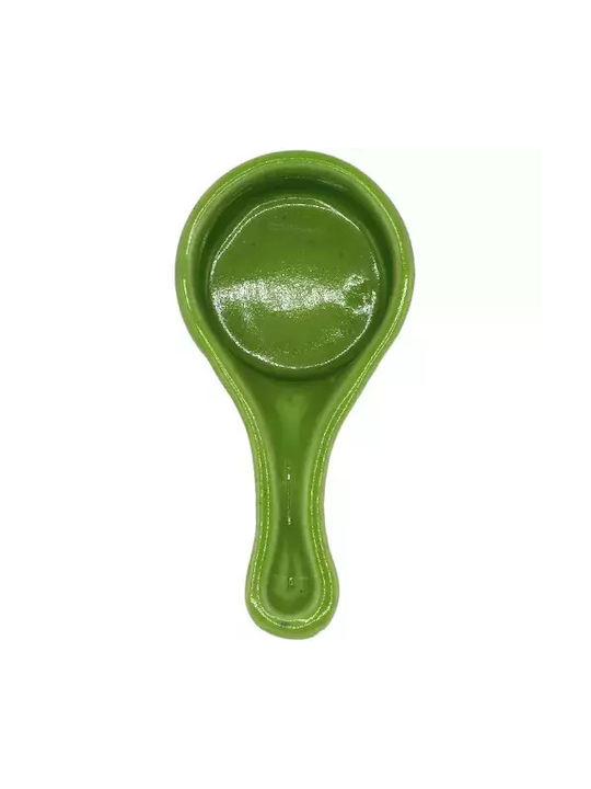 Κεραμική Θήκη Θυμιάματος Ξυλάκια Palo Santo Green 11cm