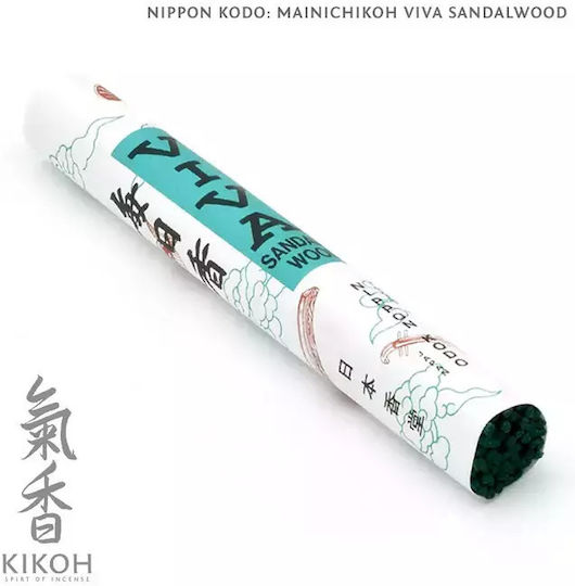 Bețișoare parfumate japoneze Mainichi-koh Viva Santal 40 bucăți