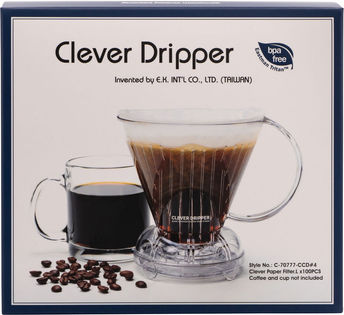 Clever Dripper Coffee Dripper Γυάλινο Μαύρο