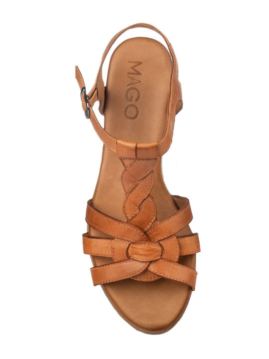 Leder Sandalen Braun