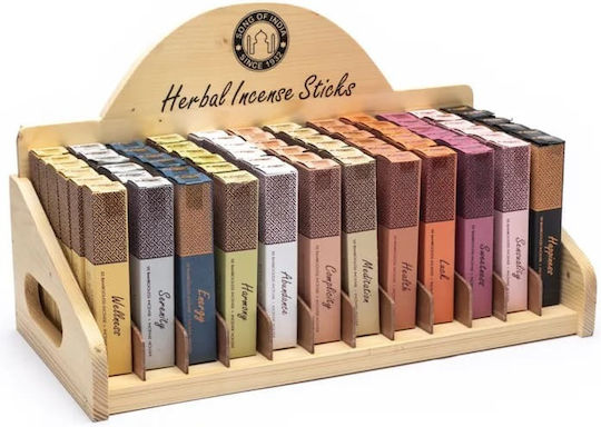 Φυτικά Αρωματικά Στικ Ηρεμία 50 Τμχ Βάση Herbal Incense Sticks Serenity