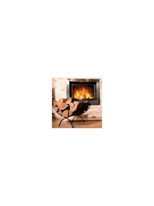 Strend Pro Metalic Raft Depozitare lemne 52x36x45cm Negru