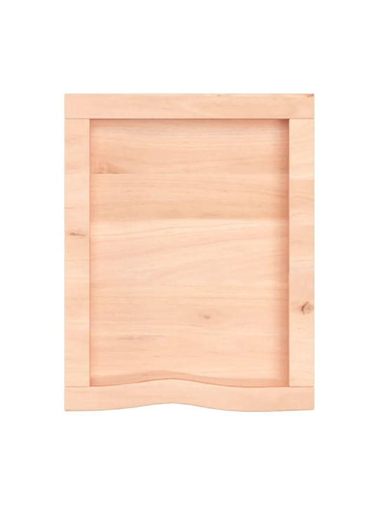 vidaXL Badezimmer-Unterschrank aus Massivholz Raw solid wood 40x50x2cm 3156001 1Stück