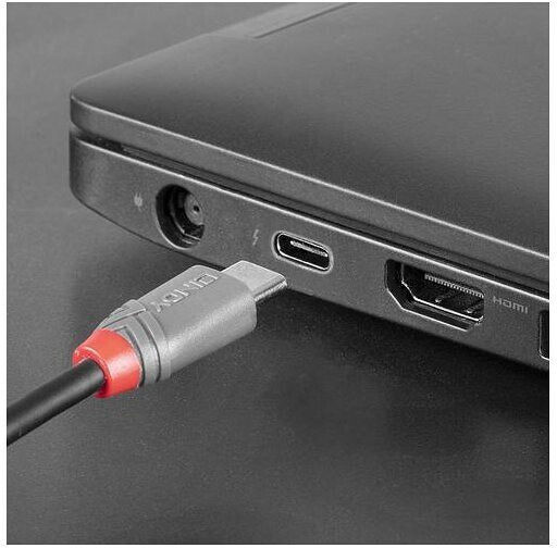 Lindy USB 2.0 Кабел USB-A мъжки - микро USB-B мъжки Черен 3м 36893