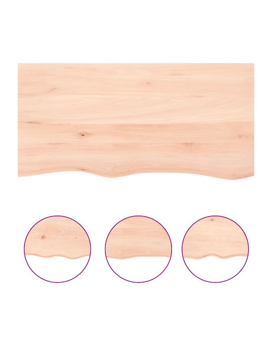 vidaXL Badezimmer-Unterschrank aus Massivholz Raw solid wood 40x50x2cm 3156001 1Stück