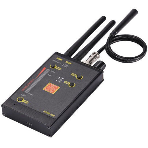 Detector Profesional de Microfon Gsm 3g/4g Lte Bluetooth Wifi Iuni Rf009 Detector de Unde Electromagnetice Magnetice