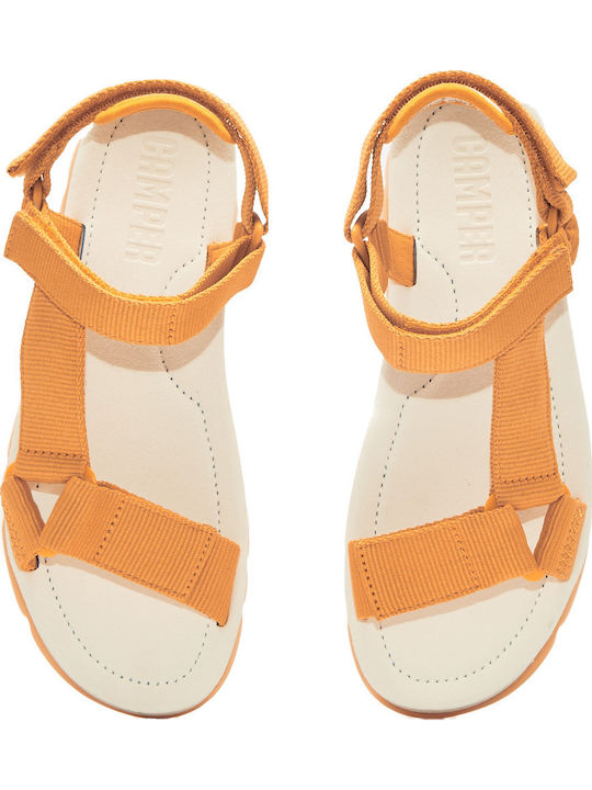 Oruga Up Women's Flat Sandals in White Color