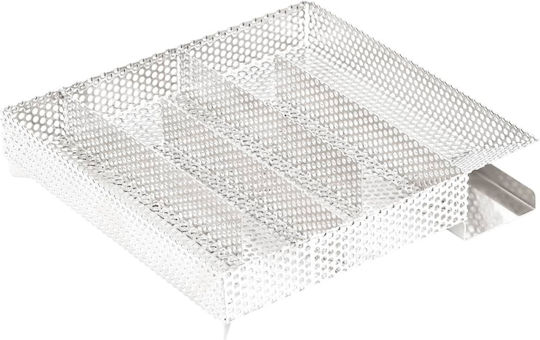 Barbecue Smoker Cold Smoke System Galvan Steel Silver 44.5 X 29 X 83 Cm