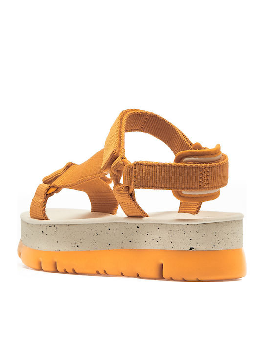 Oruga Up Women's Flat Sandals in White Color