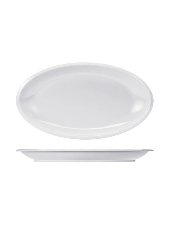 Ready Servierplatte Oval Kunststoff Weiß 1Stück