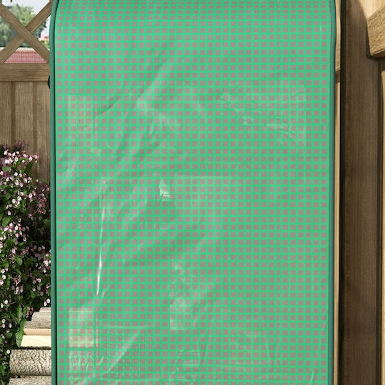 Outsunny 845-610V02DG Θερμοκήπιο με Μεταλλικό Σκελετό 0.69x0.49x1.58m