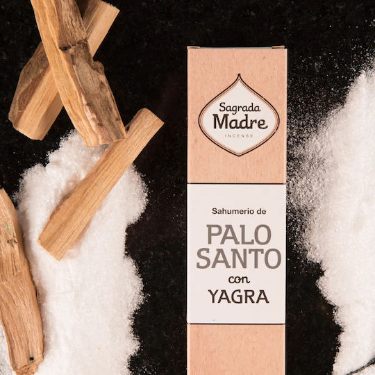Θυμίαμα Palo Santo Yagra Sagrada Madre Premium Incense 8τμχ