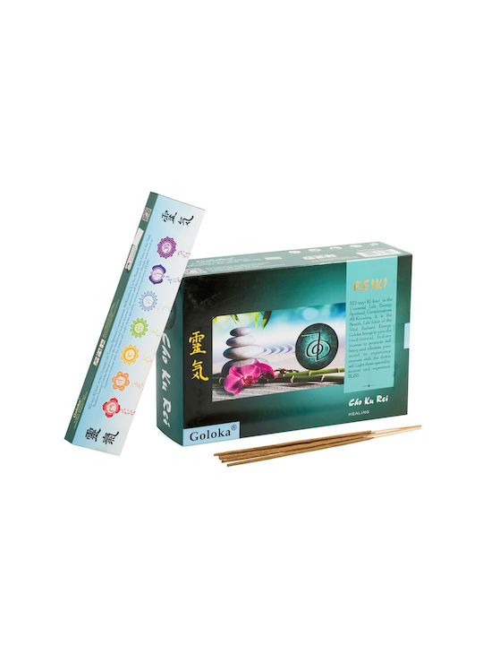 Goloka Reiki Cho Ku Rei Masala Räucherstäbchen Heilung 15g aromatischer Stab