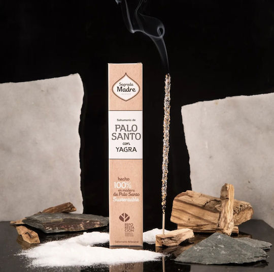 Θυμίαμα Palo Santo Yagra Sagrada Madre Premium Incense 8τμχ