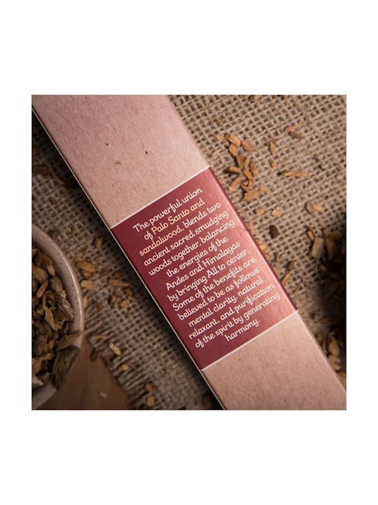 Θυμίαμα Palo Santo Sandalwood Sagrada Madre Premium Incense 8τμχ
