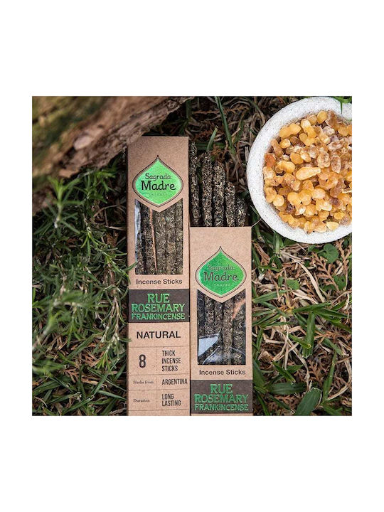 Θυμίαμα Απήγανο Δεντρολίβανο Λιβάνι Sagrada Madre Premium Incense 8τμχ