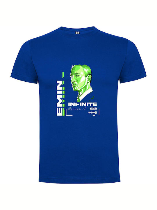 iLovePrints Suit Tricou Eminem Albastru