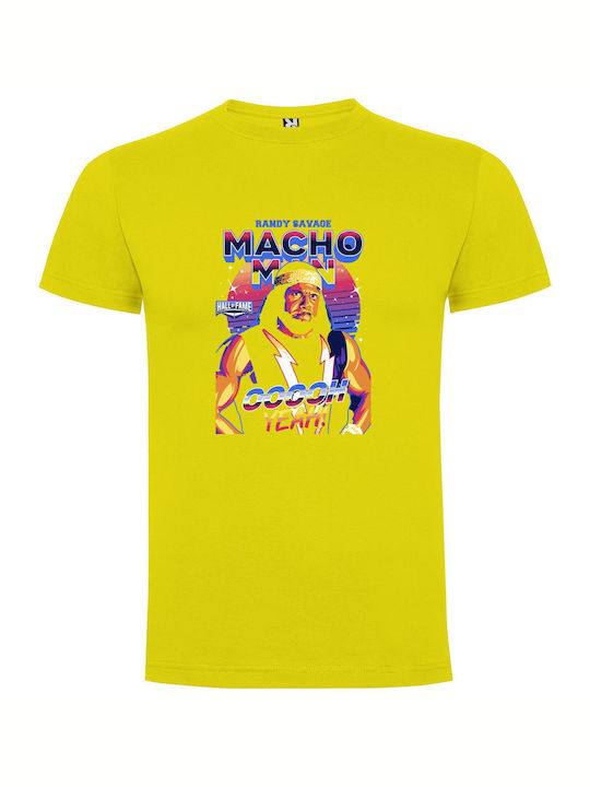 iLovePrints Macho Nano Art Attack T-shirt Κίτρινο