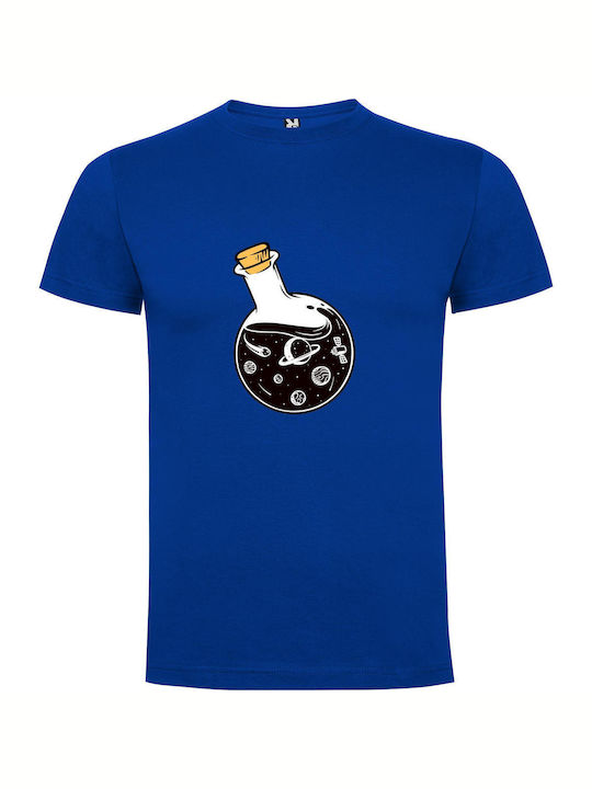 iLovePrints Galactic Health Potion T-shirt Blue