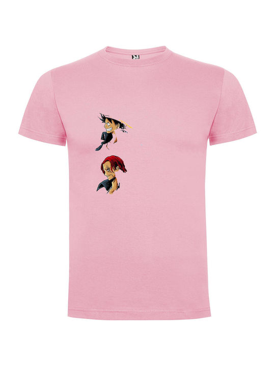 iLovePrints One Piece: Fanart Frenzy T-shirt Ein Stück Rosa