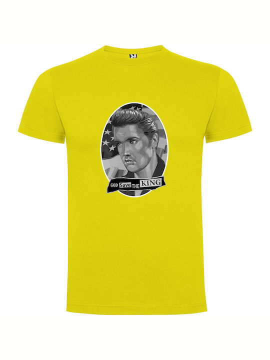 Tribute Portrait T-shirt Yellow