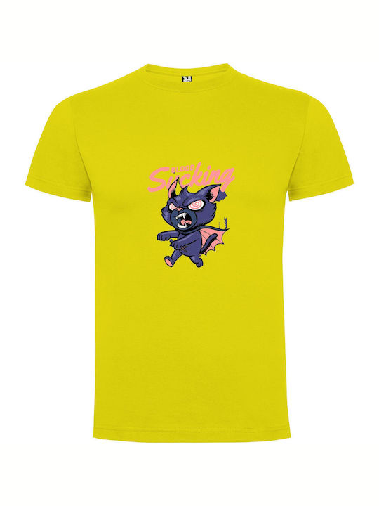 Bloodied Batman Menace T-shirt Batman Yellow