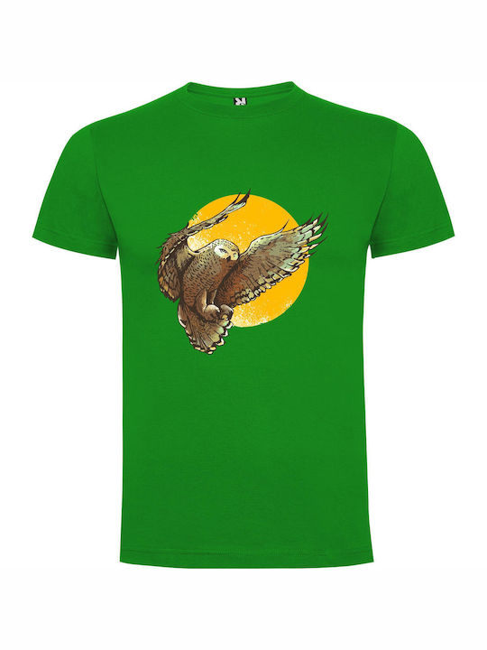 iLovePrints Exquisite Avian Artistry T-shirt Green