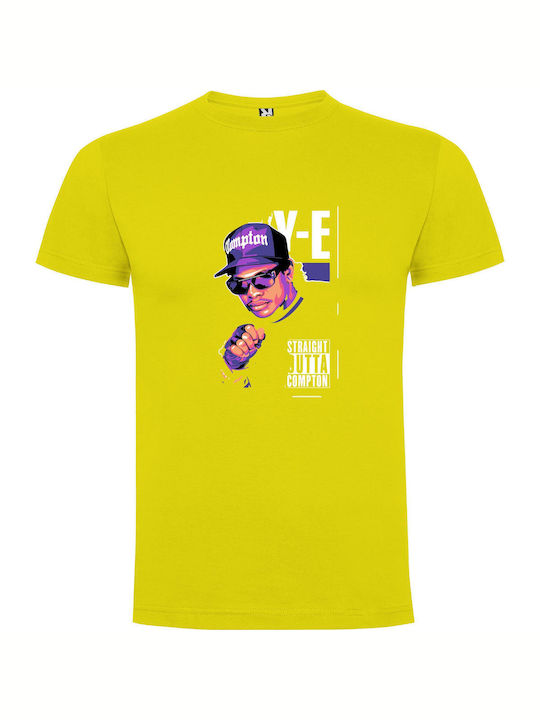 iLovePrints Sleaze In Hd T-shirt Yellow