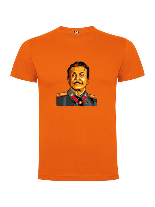 Stalin: A Soviet Superman T-shirt Superman Orange