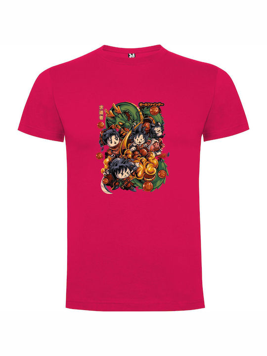 iLovePrints Cartoon T-shirt Dragon Ball Φούξια