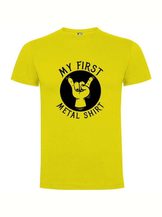 Metal T-shirt Yellow