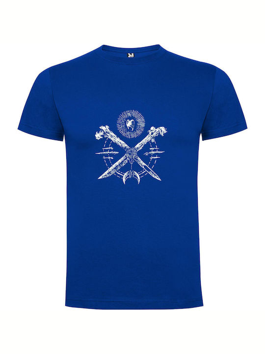 iLovePrints Metal Blade Artistry T-shirt Blue