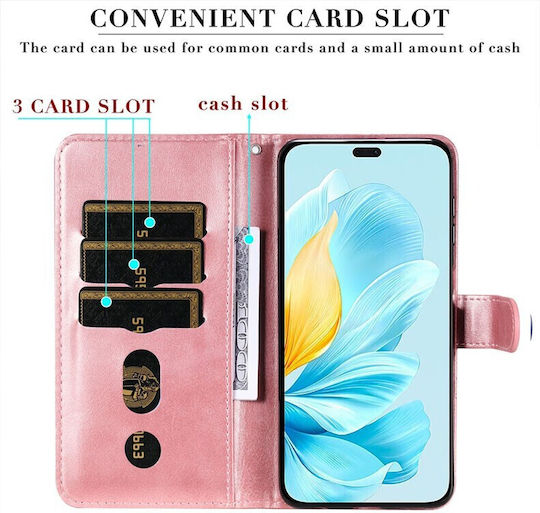 Zipper Wallet Ροζ (Honor 200 Lite 5G)