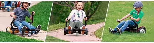 Kids Foot-to-Floor Car One-Seater Black