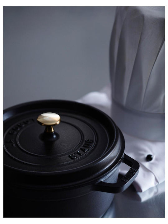 Staub La Cocotte Tiefe Gusseisen Kochtopf aus Gusseisen 2.6lt / 22cm