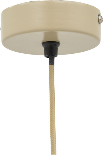 Inart Darla Pendant Light Black with Socket E27 57x57x110cm