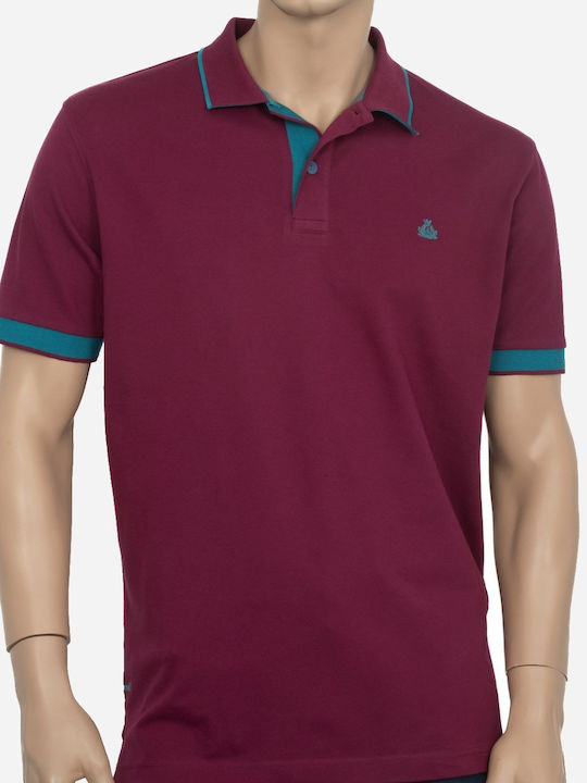 Polo Short Sleeve Blouse Magenta