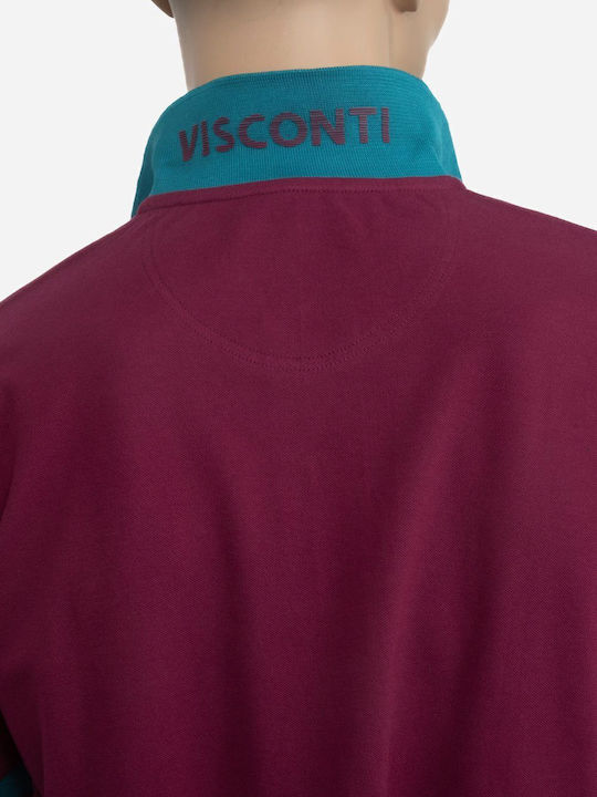 Polo Short Sleeve Blouse Magenta