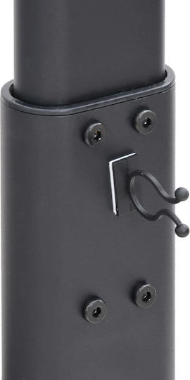 vidaXL 379565 TV Mount Floor with Arm up to 65" Black