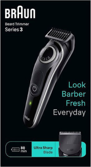 Braun Series 3 Wiederaufladbar Haarschneidemaschine Schwarz BT3440