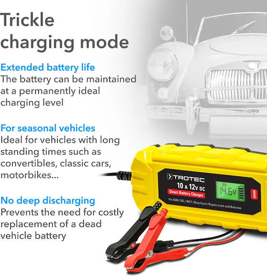 Trotec Batterieladegerät Für Auto & Motorrad 12V