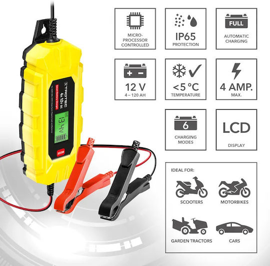 Trotec Batterieladegerät Für Auto & Motorrad 12V
