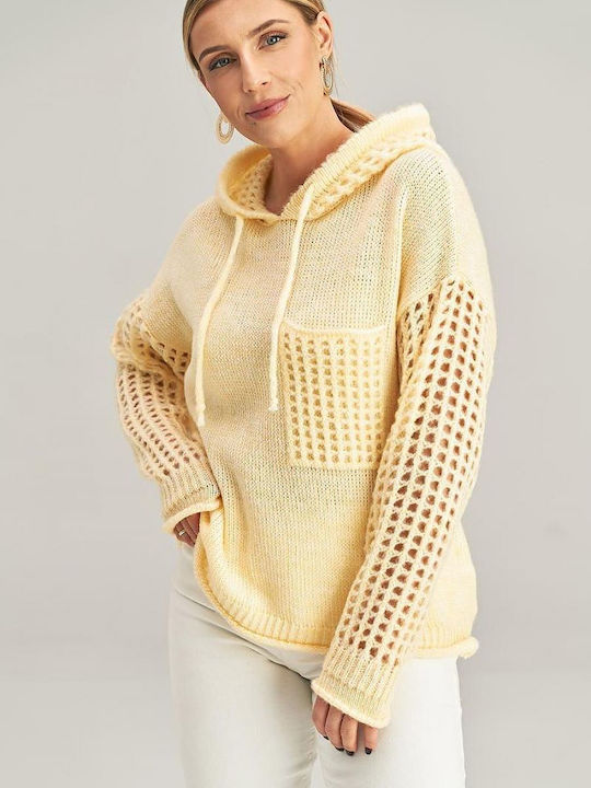 Figl Damen Pullover Yellow